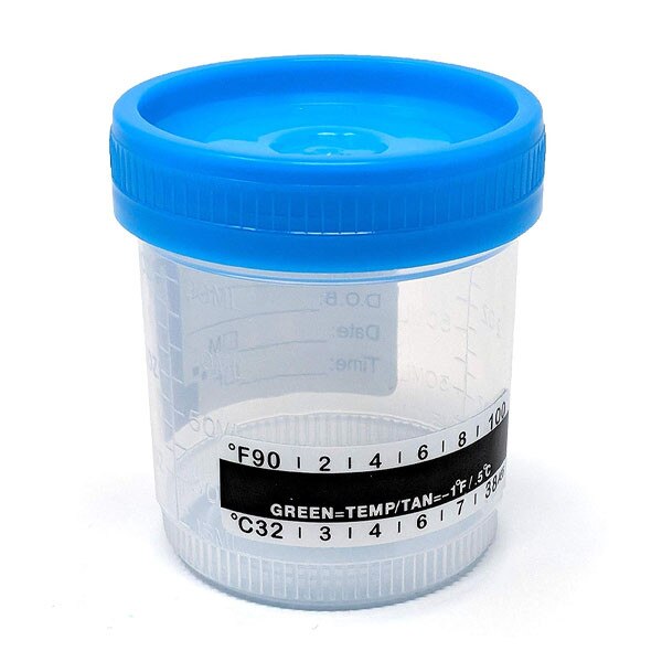 3oz Specimen Cup with Temp Strip